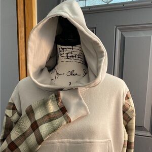 Hollister hoodie up cycled size extra large